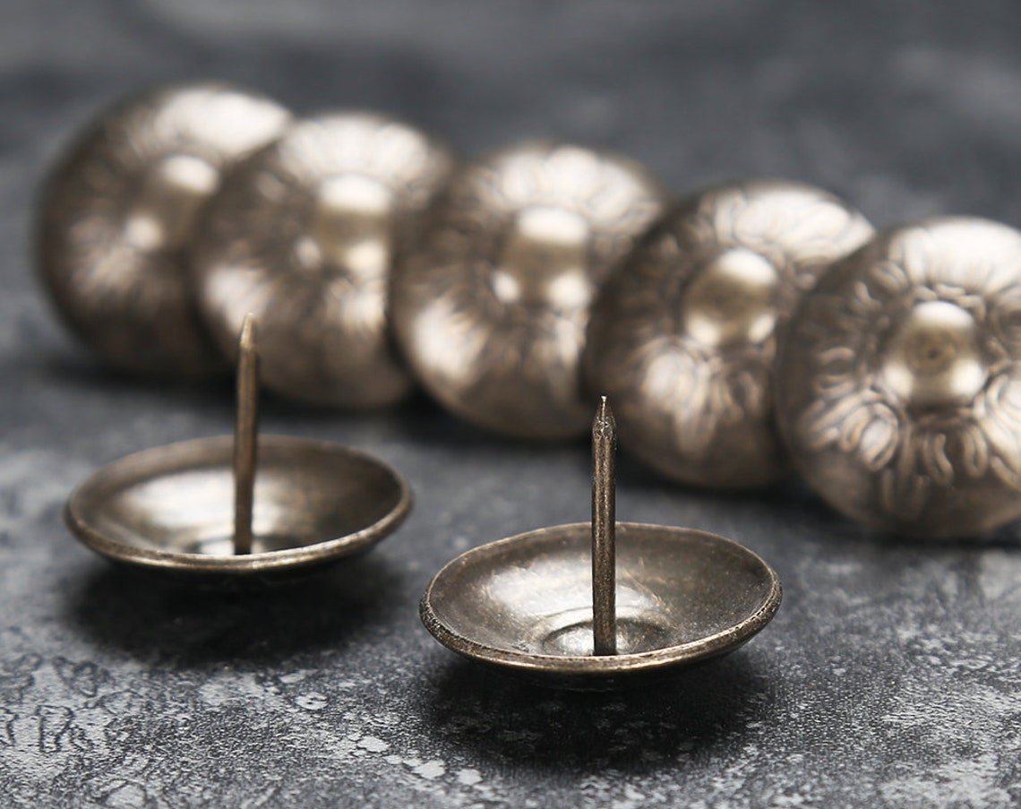 Push pin 2 PCS Vintage Metal Push Pins Iron Push Pin Etsy