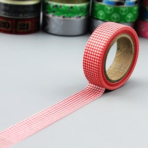 Japanese Washi Tape Roll: 15mm x 10m Deco Masking Tape