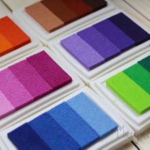 1 Piece Craft Colorful Ink Pad - Stamp Ink Pad - Stamp Pad - 6 styles