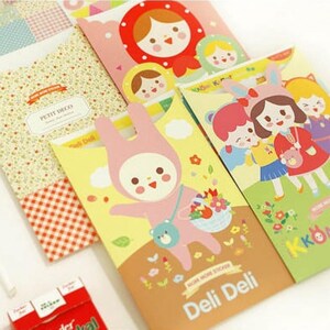Korean Diary Sticker Set: Transparent Waterproof Stickers, Filofax (8 Sheets)
