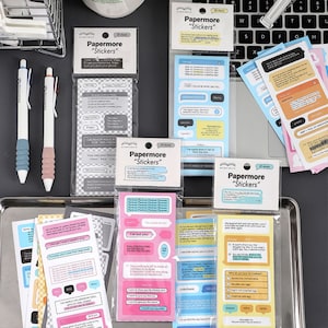 Stickers texte simplifié - Stickers coréens - Stickers agenda - 20 feuilles