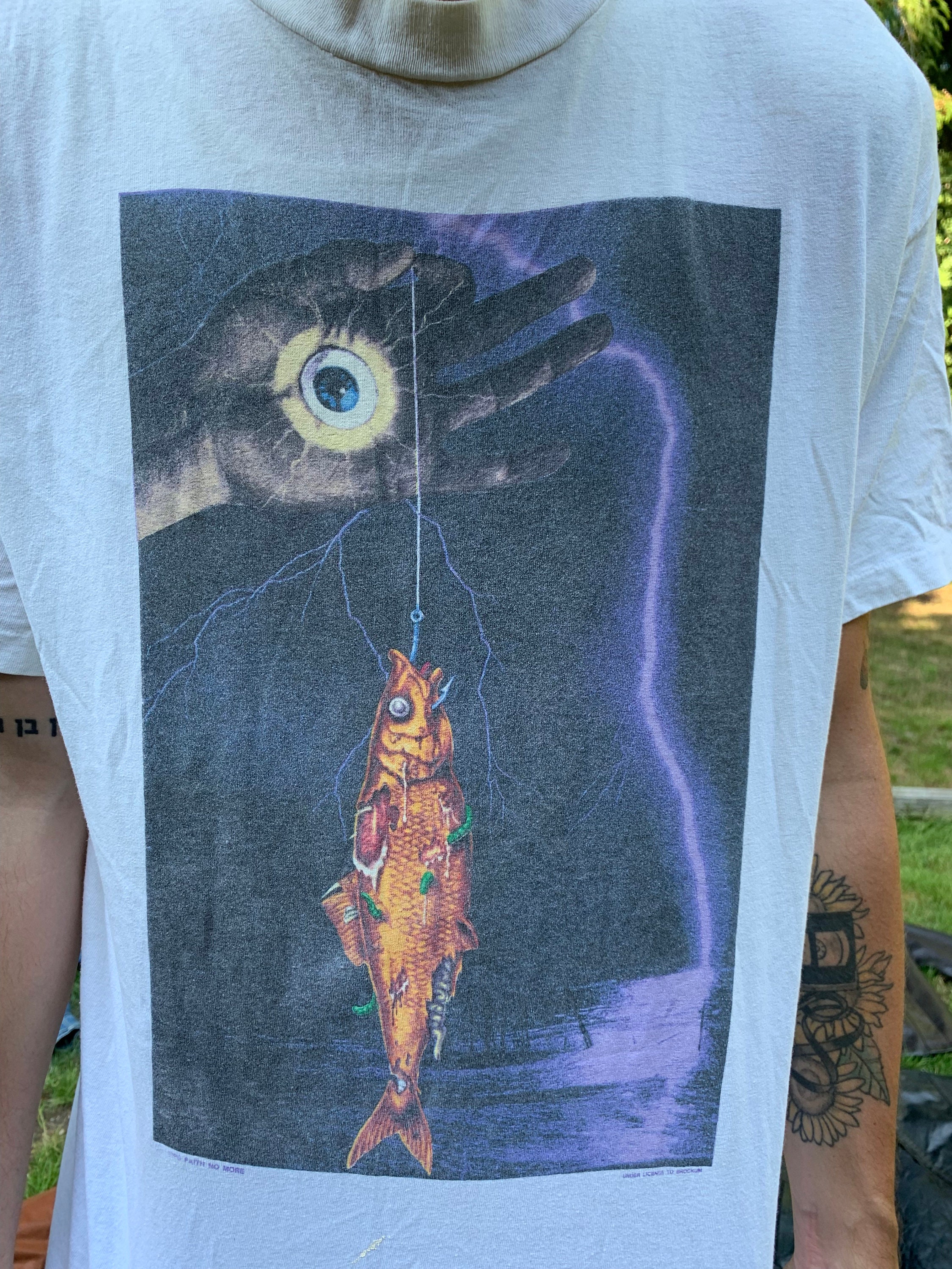 Vintage Faith No More Shirt 90s Concert Shirt Short Sleeve