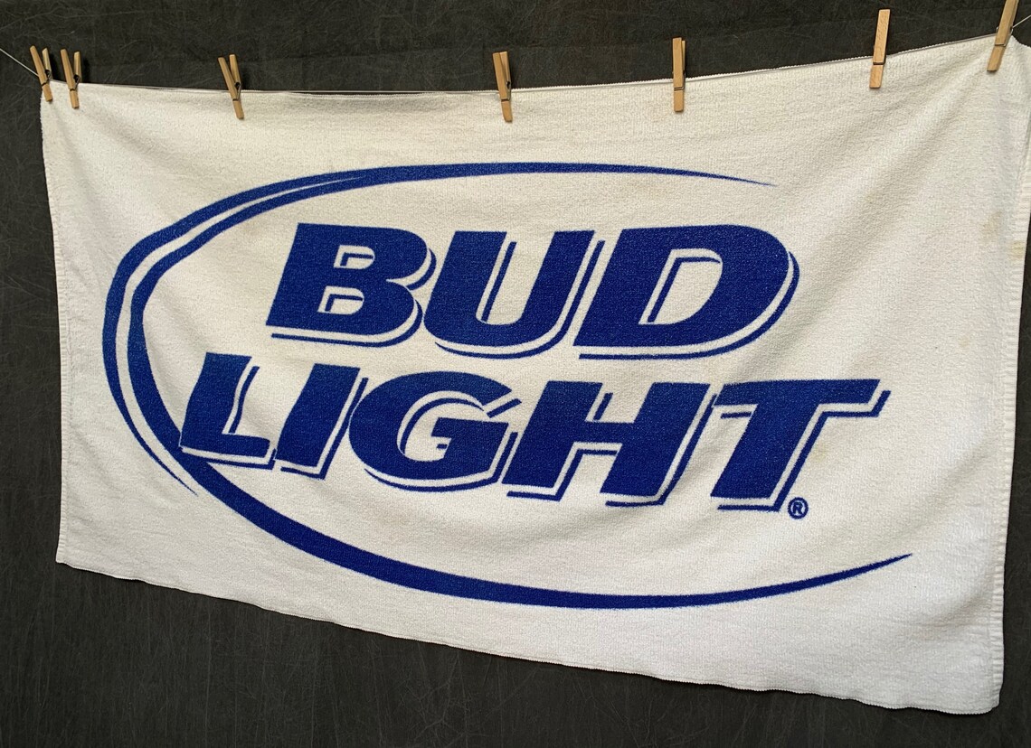 bud light golf towel