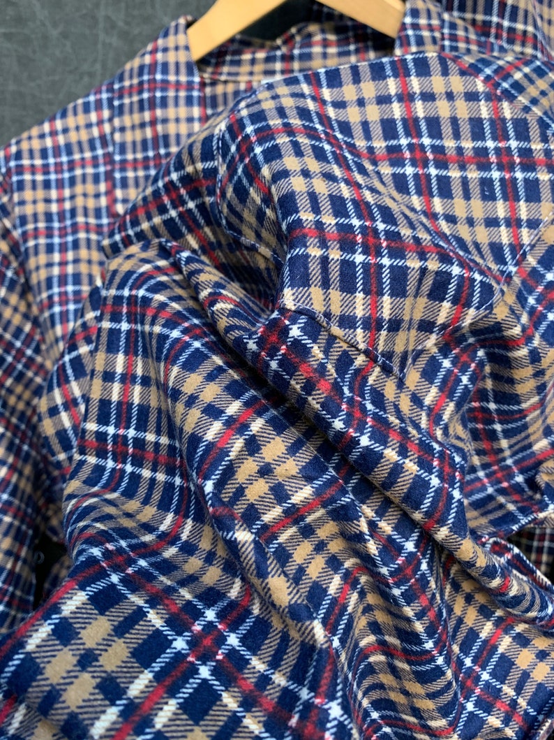 Men/'s Large 42-44 New Old Stock 70s Sears The Men/'s Store Flannel Pajama Set opened to check and photograph