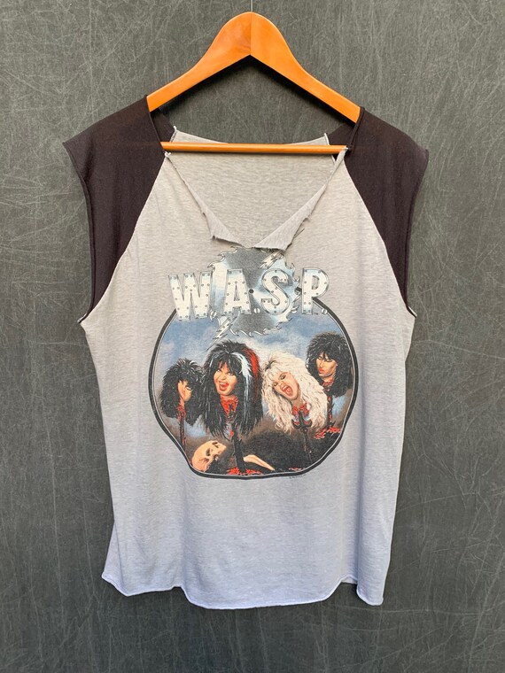 1986 W.A.S.P. Tour T-Shirt 'The Last Commando Tou… - image 4