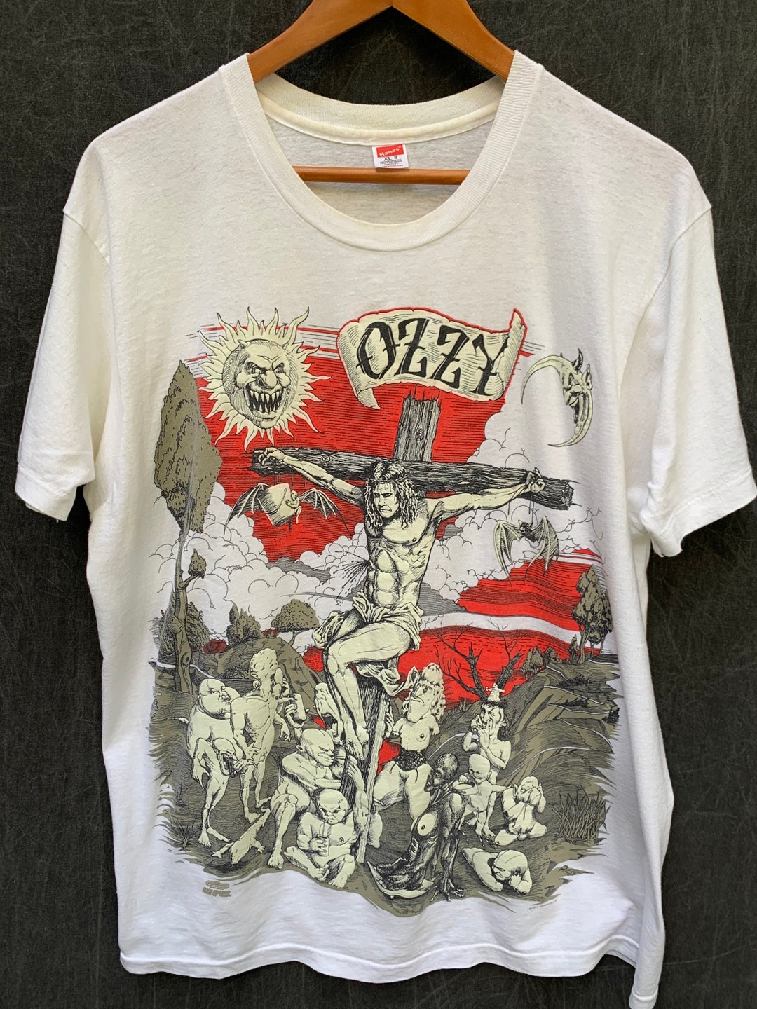 Black Sabbath Ozzy Osbourne T シャツ XL BLACK SABBATH T-Shirt Ozzy Osbourne 70 80s Rock Band Legend