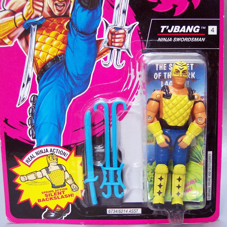 G I JOE Accessory 1992 Ninja Force T/'Jbang Battle Axe Sword