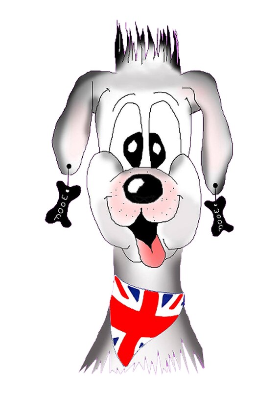 Puppy Print Cute Nursey Print Cartoon Dog Dog Lovers Gift Etsy