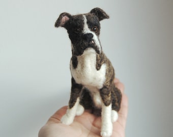 Custom Made Felt Dog, Boxer Dog or any other breed - made to order