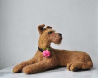 Airedale Terrier, Custom Dog Sculpture, all breeds welcome - made to order