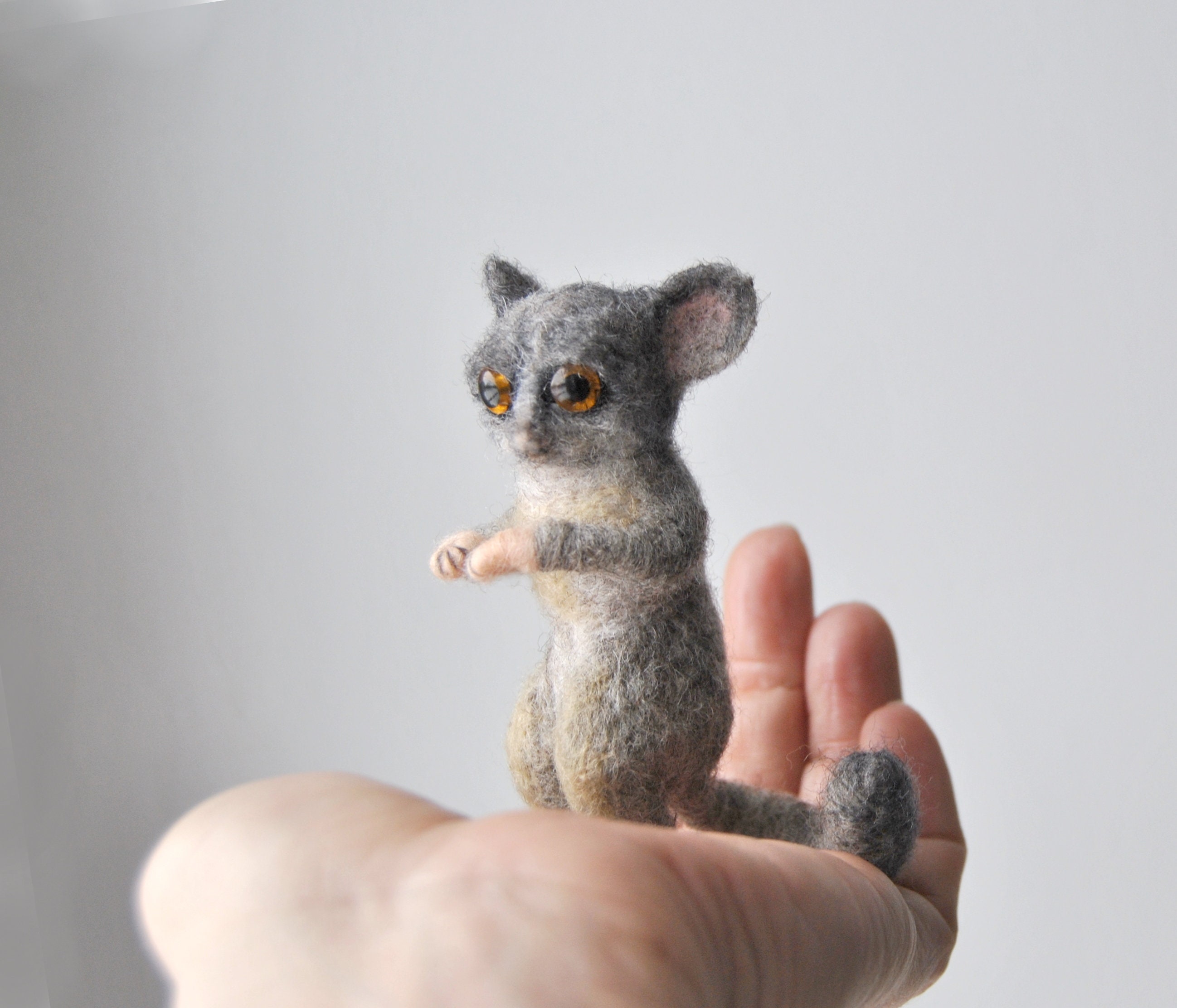 Custom Made Pet Portrait Needle Felted Bush Baby Galago or - Etsy Sweden Custom Made Pet Portrait Needle Felted Bush Baby Galago or - Etsy Sweden