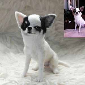 Needle Felted Dog, Custom Made Dog Portugese Water Dog or any other breed made to order image 6