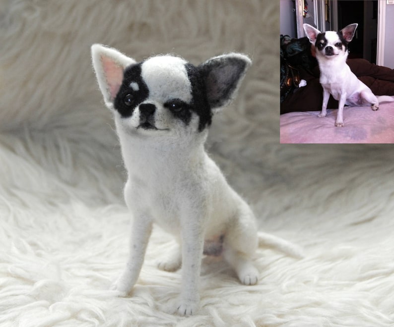 Needle Felted Dog, Custom Made Dog Portugese Water Dog or any other breed made to order image 6