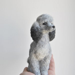 Needle Felted Poodle, Custom Made Dog; Poodle, Labradoodle, Cockapoo or ...