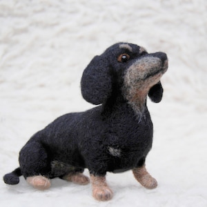Needle Felted Dog, Custom Made Dachshund or any other breed - made to order