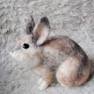 Custom Made Rabbit, Needle Felted Pet Portrait, Life Size Bunny ...