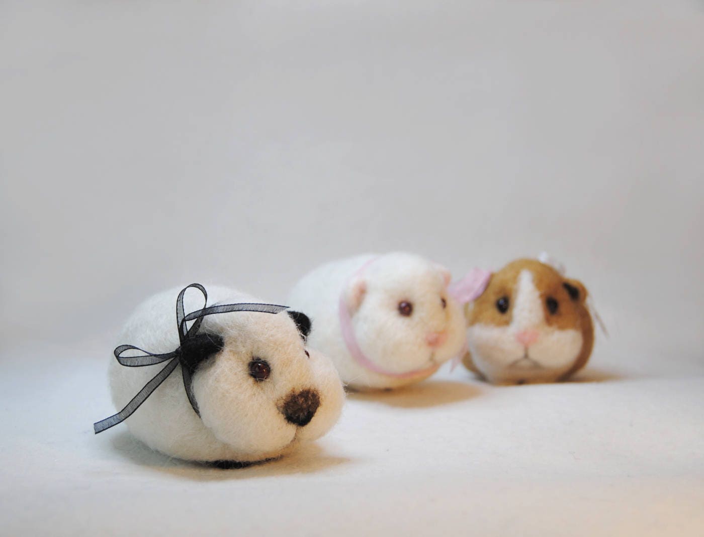 Needle Felted Guinea Pig Guinea Pig Miniature Cute Gift Etsy