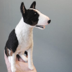 Custom Made Felt Dog: Bull Terrier, Staffy, American Bulldog or any other breed - made to order