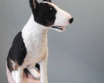 Custom Made Felt Dog: Bull Terrier, Staffy, American Bulldog or any other breed - made to order
