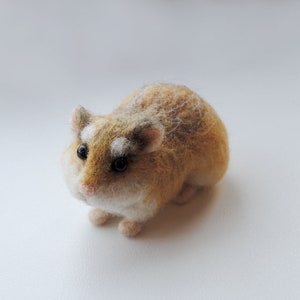 Custom Realistic Hamster, Needle Felted Animal, Handmade 3D Pet Portrait made to order image 8