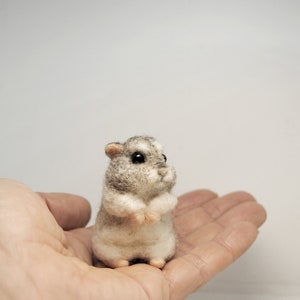 Custom Realistic Hamster, Needle Felted Animal, Handmade 3D Pet Portrait made to order image 10