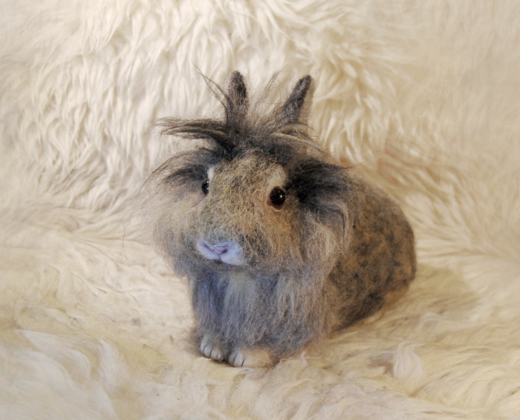 Custom Made Rabbit, Needle Felted Pet Portrait, Life Size Bunny ...
