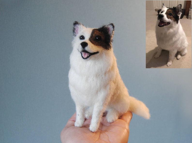 Needle Felted Dog, Custom Made Dog Portugese Water Dog or any other breed made to order image 7