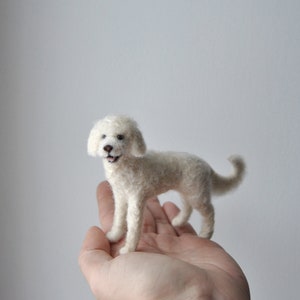 Custom Made Pet Portrait, SMALL SIZE, Needle Felted Dog - Retriever, Goldendoodle, Labradoodle or any other breed