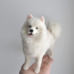Custom Made Felt Dog, Samoyed, Malamute or any other breed - made to order
