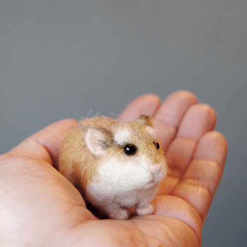 Robo Dwarf Hamster Realistic Needle Felted Hamster READY TO Etsy