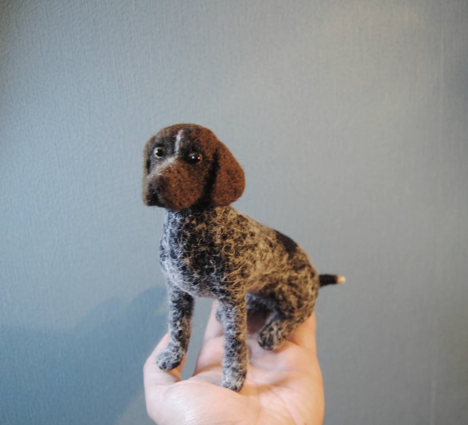 Custom Made Wirehaired Pointing Griffon Custom Needle Felted Etsy