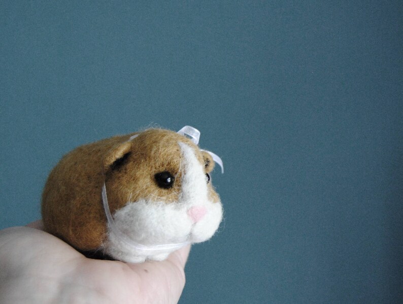 Needle Felted Guinea Pig Guinea Pig Miniature Cute Gift Etsy