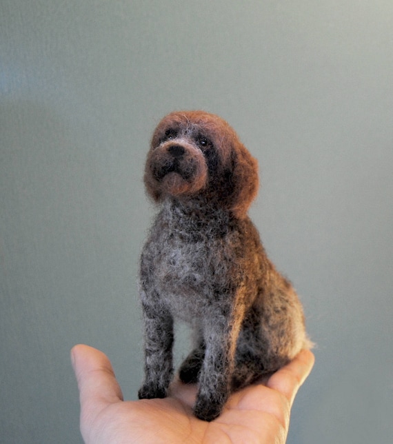 Custom Made Wirehaired Pointing Griffon Custom Needle Felted Etsy