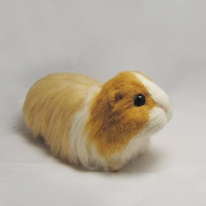 Custom Made Guinea Pig, Needle Felted Short Haired Guinea Pig, Pet Sculpture, Commemorative Pet Portrait image 6