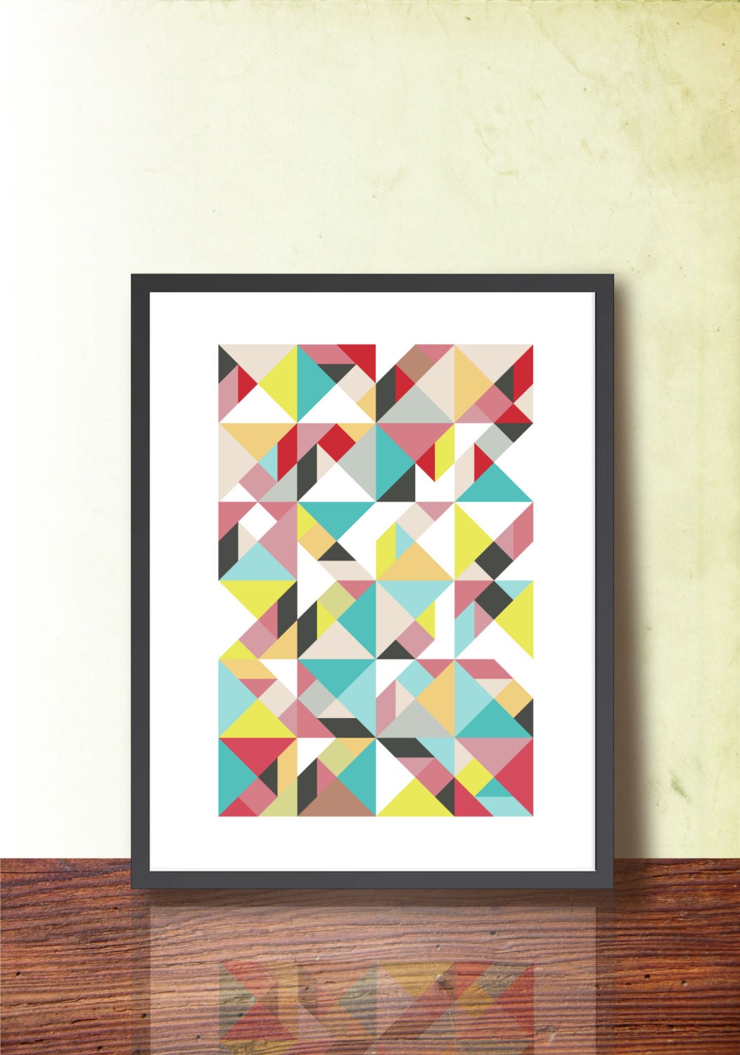 Geometric Print, Scandinavian Design Inspired. Affiche Scandinave ...
