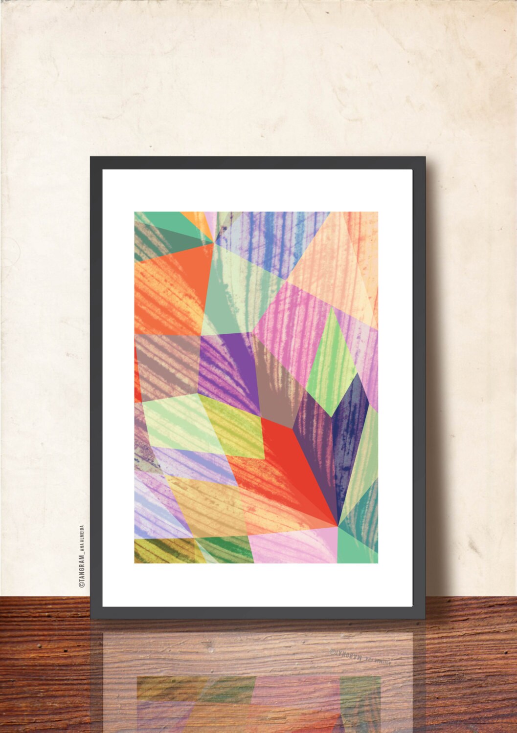 Geometric Print. Art Poster Print. Abstract Wall Art Print. Modern Home