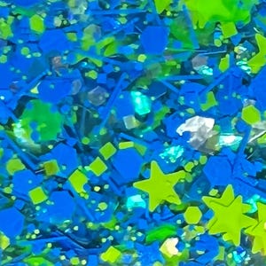 Sea Glass - Handmade  Glitter Nail Polish - 21-Free, Vegan, Cruelty-Free