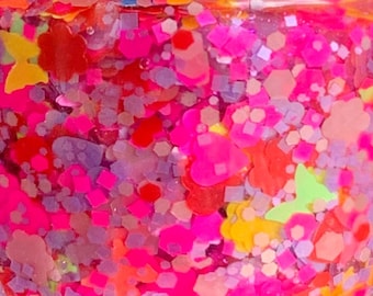 Unicorn Girl - Handmade  Glitter Nail Polish - 21-Free, Vegan, Cruelty-Free
