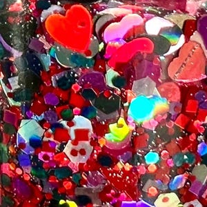 Love Potion - Handmade  Glitter Nail Polish - 21-Free, Vegan, Cruelty-Free
