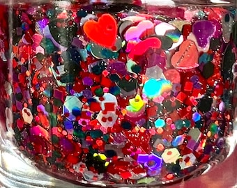 Love Potion - Handmade  Glitter Nail Polish - 10 Free, Vegan, Cruelty-Free