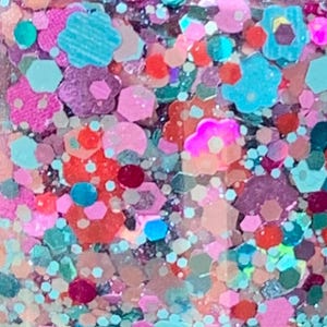 Mermaid Garden - Handmade  Glitter Nail Polish - 21-Free, Vegan, Cruelty-Free
