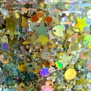 Shiny and Bright - Handmade  Glitter Nail Polish - 21-Free, Vegan, Cruelty-Free