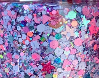Candy Fairy - Handmade  Glitter Nail Polish - 21-Free, Vegan, Cruelty-Free