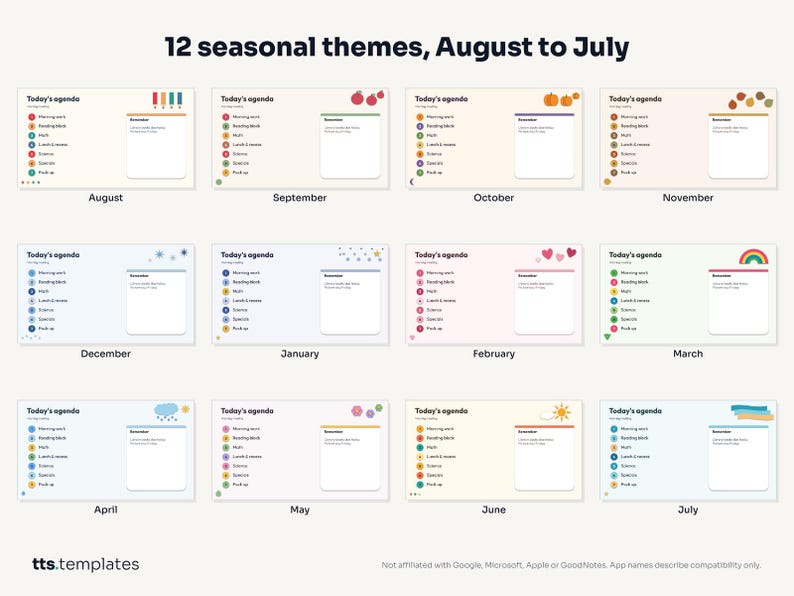 Daily Classroom Slides Editable, Google Slides and Powerpoint Agenda ...