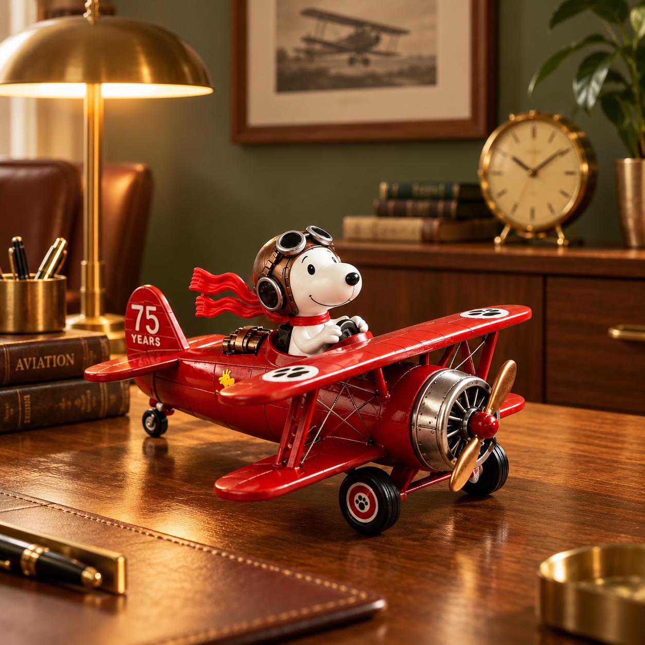【えノき】【額装セット】SNOOPY＆ イタリア空軍 Snoopy Flying Ace Airplane Ornament - Etsy