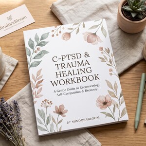C-PTSD Trauma Workbook, Complex PTSD Healing Journal, Nervous System Regulation, Grounding Worksheets, Boundaries, Self Compassion Self love