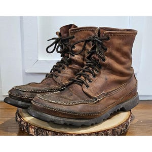 Russell Moccasin Boots - Etsy