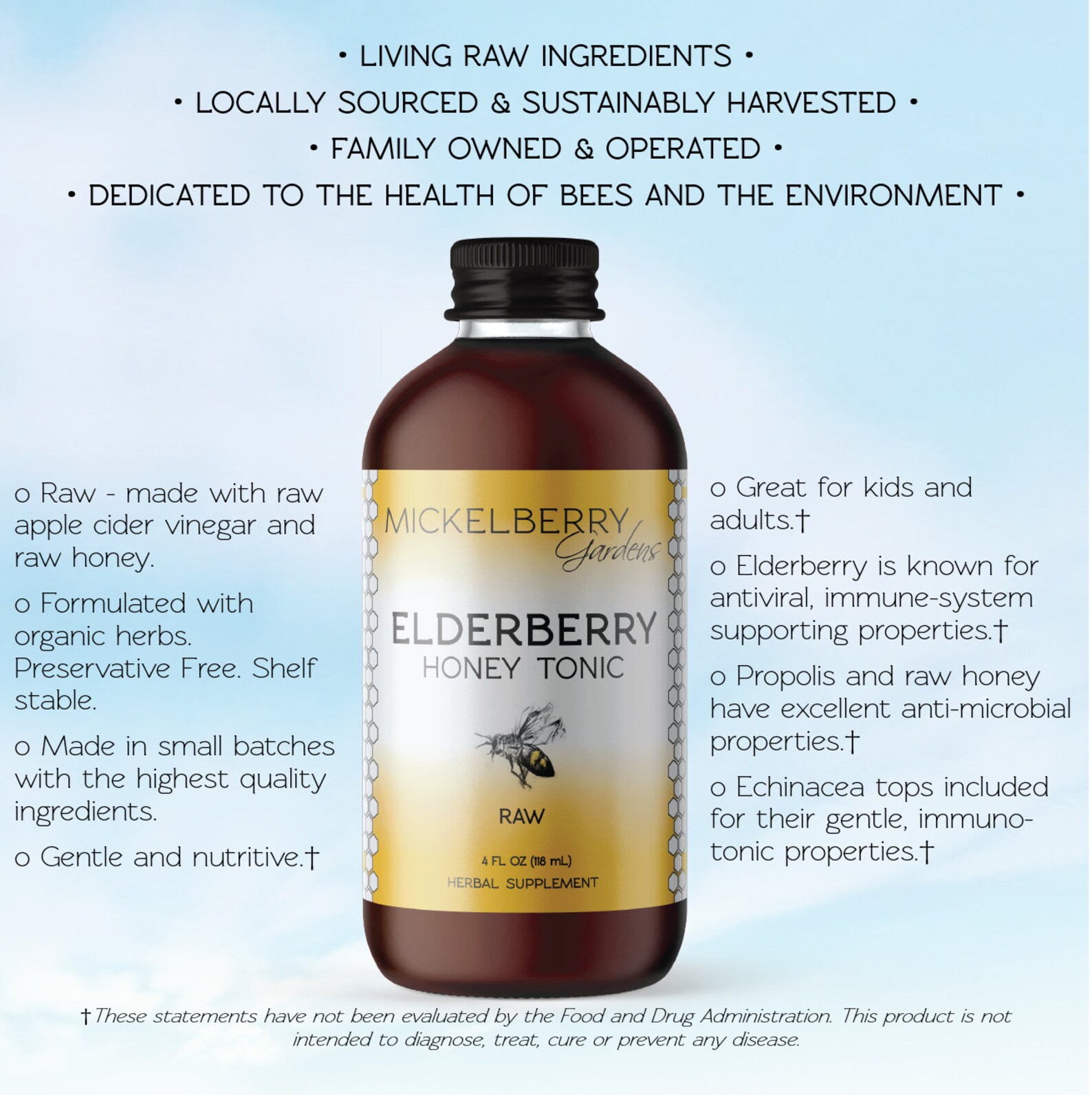 Elderberry Honey Tonic Etsy