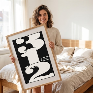 Area Code Print Custom City Poster Personalized Wall Art Digital Download Printable Housewarming New Home Gift Hometown