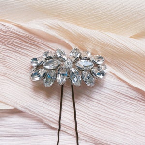 Edith Hair Pin, Hair Accessories, Headpiece, Wedding Accessories, Crystal Hair Pin, Vintage Hair Pin, Bride, Bridesmaid, Wedding Guest image 3